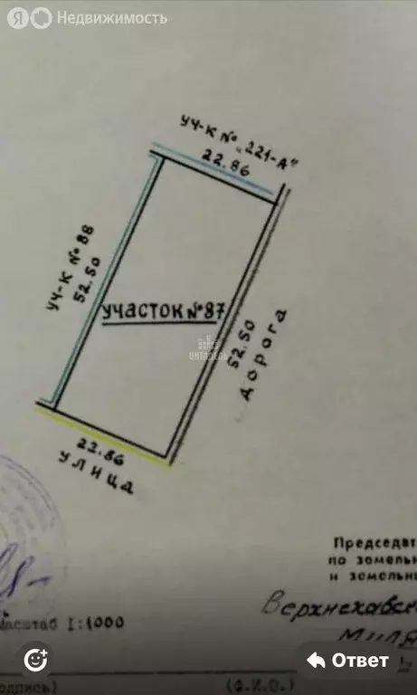 Участок в Верхнехавский район, Углянское сельское поселение, СНТ Нива, ... - Фото 0