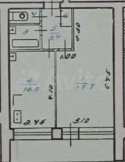 1-к. квартира, 35 м, 6/9 эт. - Фото 0