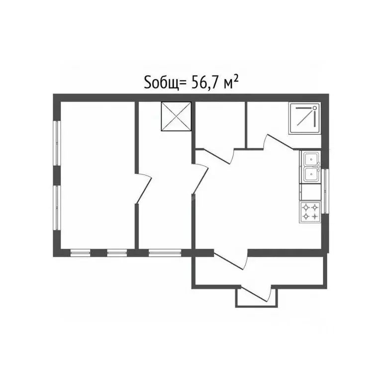 Дом в Брянская область, Стародубский муниципальный округ, д. Камень ... - Фото 2