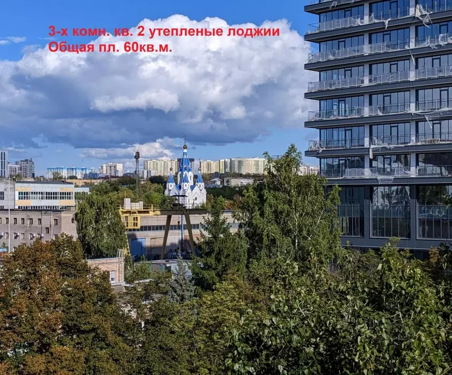 3-к кв. Самарская область, Самара ул. Челюскинцев, 13 (51.5 м) - Фото 1