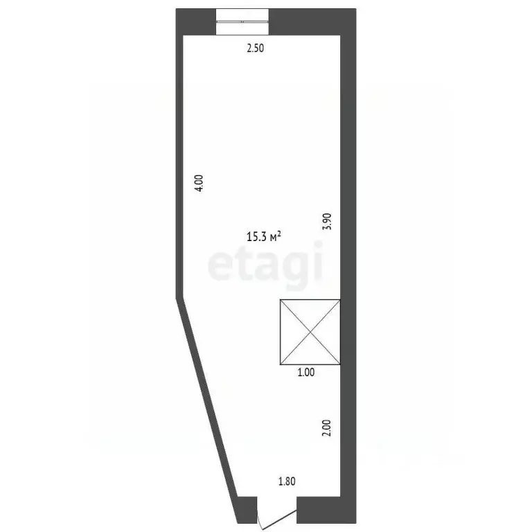 1-к кв. Башкортостан, Бирск ул. Цюрупы, 56 (15.3 м) - Фото 1