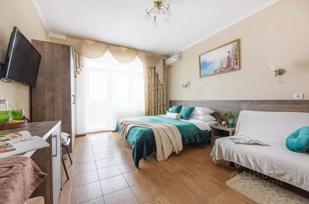 Комната Краснодарский край, Анапа Виноградная ул., 1А (25.0 м) - Фото 0