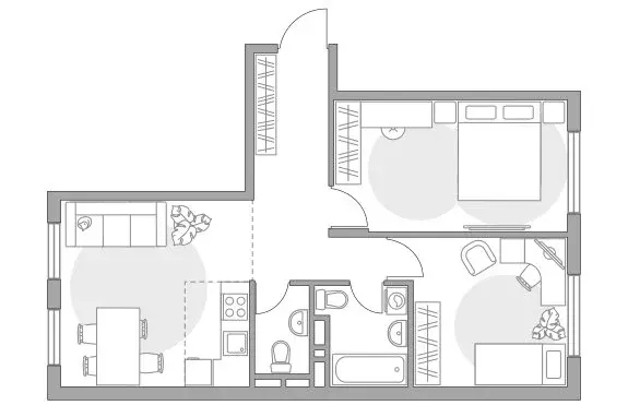 3-комнатная квартира: село Николо-Урюпино, жилой комплекс Аникеевский ... - Фото 1