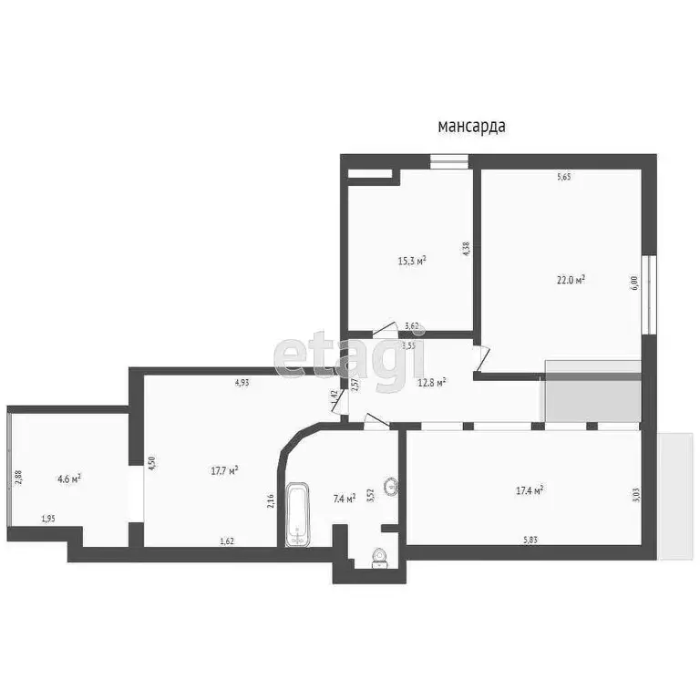 5-комнатная квартира: Симферополь, Ростовская улица, 18 (160 м) - Фото 2