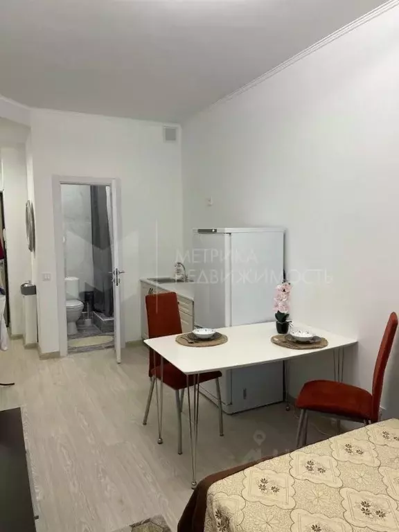 Студия Тюменская область, Тюмень ул. 2-я Луговая, 22к2 (20.0 м) - Фото 1