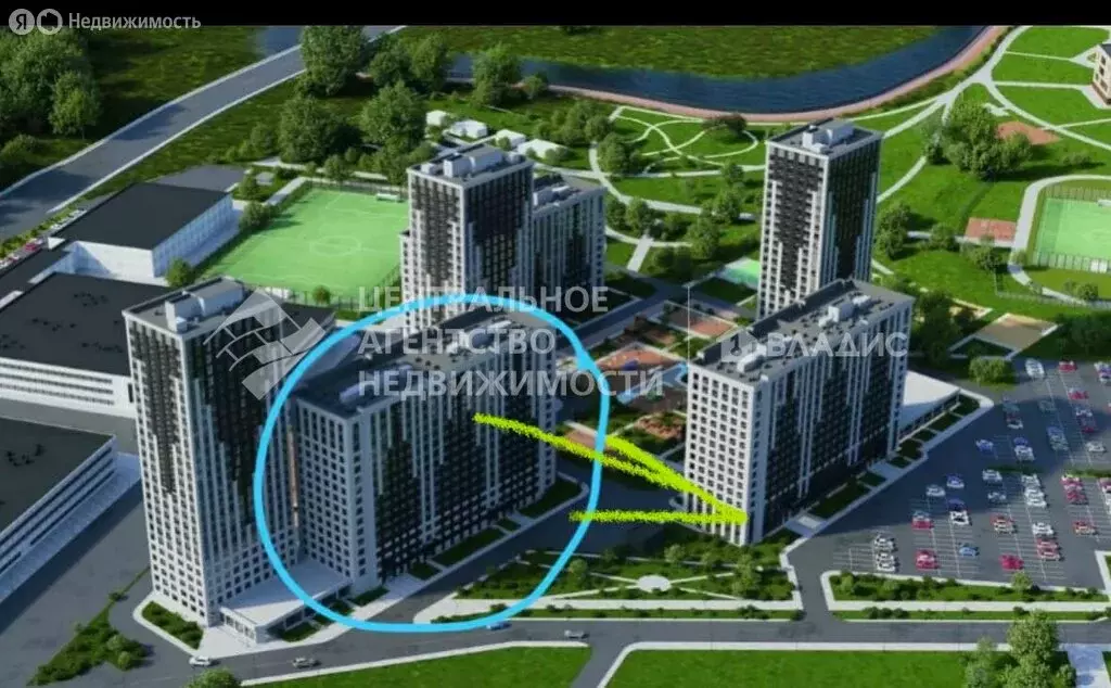 Квартира-студия: Рязань, улица Александра Полина, 3 (17.23 м) - Фото 1