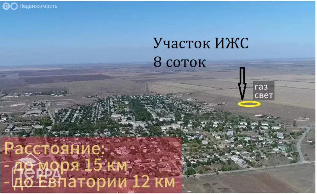 Участок в Сакский район, Суворовское сельское поселение, село Великое, ... - Фото 0