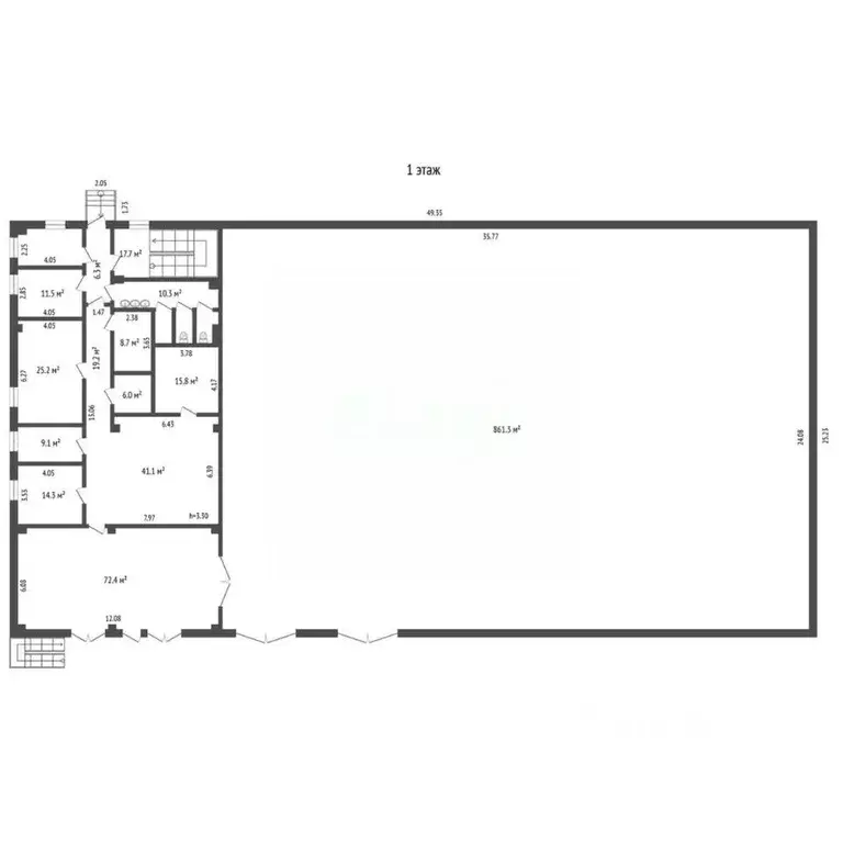 Склад в Ханты-Мансийский АО, Сургут Индустриальная ул., 15 (1899 м) - Фото 2