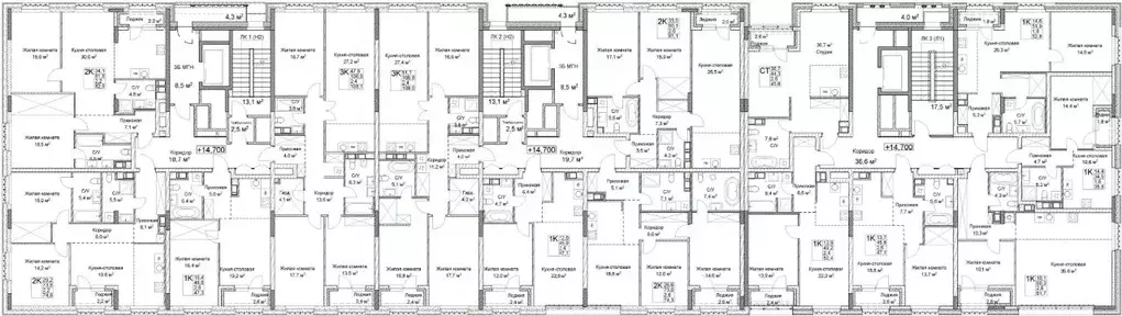 2-к кв. Нижегородская область, Нижний Новгород ул. Максима Горького, ... - Фото 2