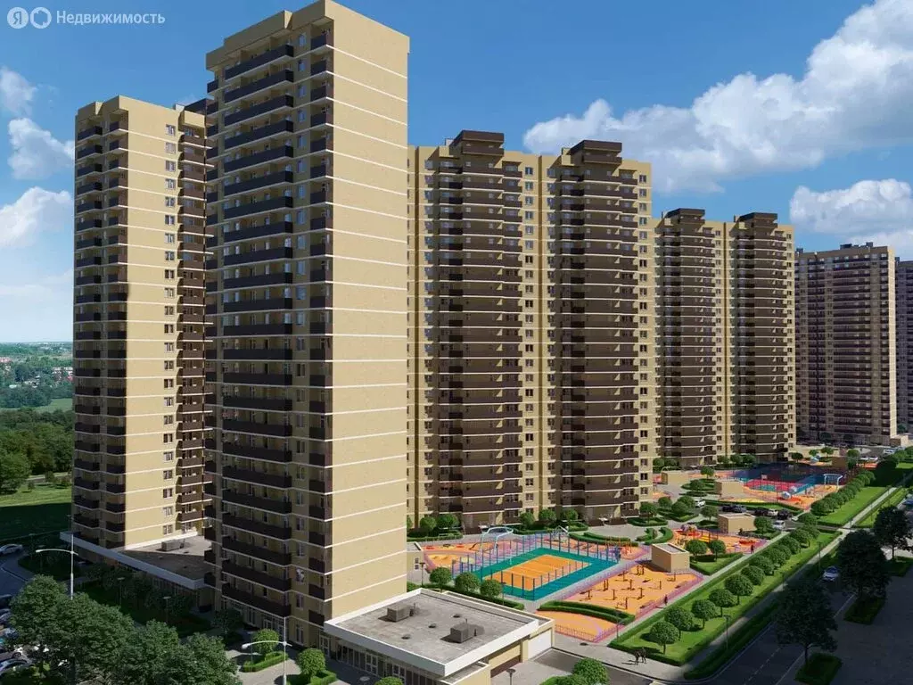 1-комнатная квартира: Краснодар, Домбайская улица, 55к6 (40 м) - Фото 1