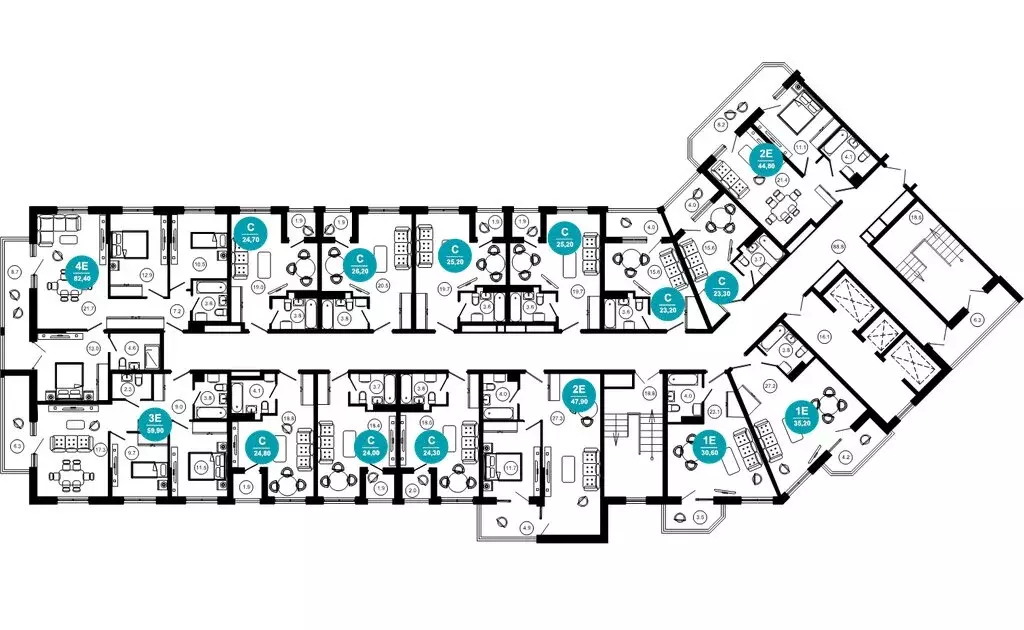 4-комнатная квартира: Сочи, улица Ленина, 280А (82.4 м) - Фото 1