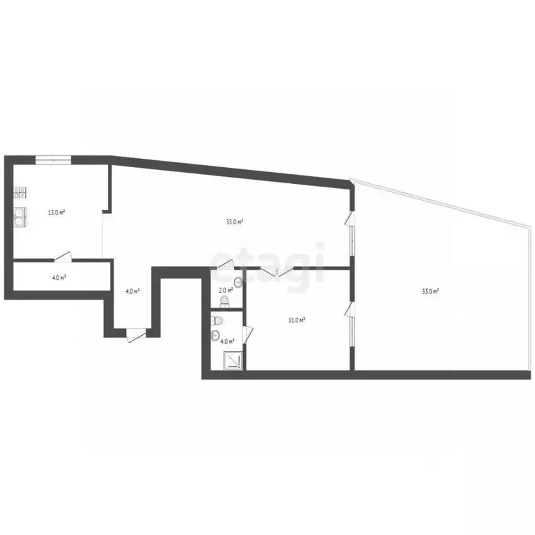 2-к кв. Крым, Ялта муниципальный округ, Кореиз пгт спуск Мисхорский, ... - Фото 2