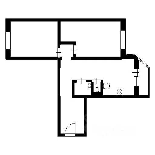 2-к кв. Санкт-Петербург ул. Фаворского, 15К1 (64.0 м) - Фото 2
