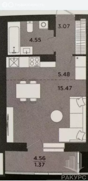 2-комнатная квартира: Соликамск, улица Матросова, 59Б (39.9 м) - Фото 1