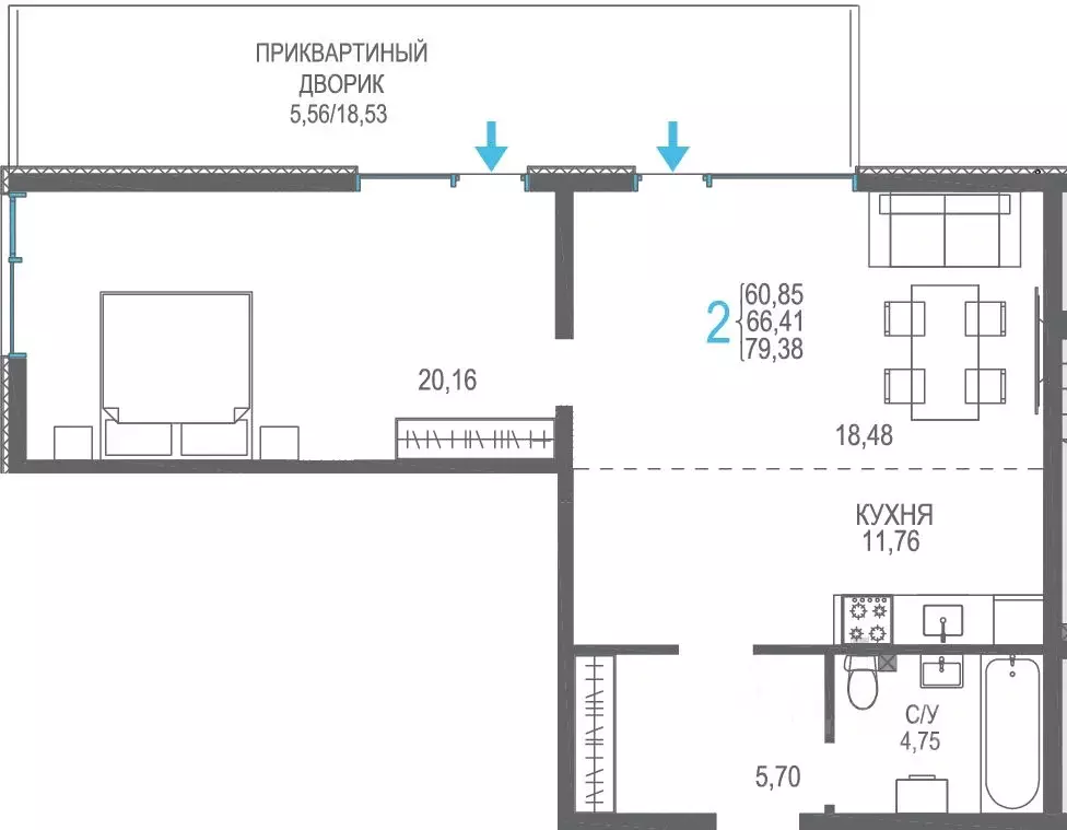 Студия Крым, Сакский район, Лесновское с/пос, с. Прибрежное Розовое ... - Фото 0