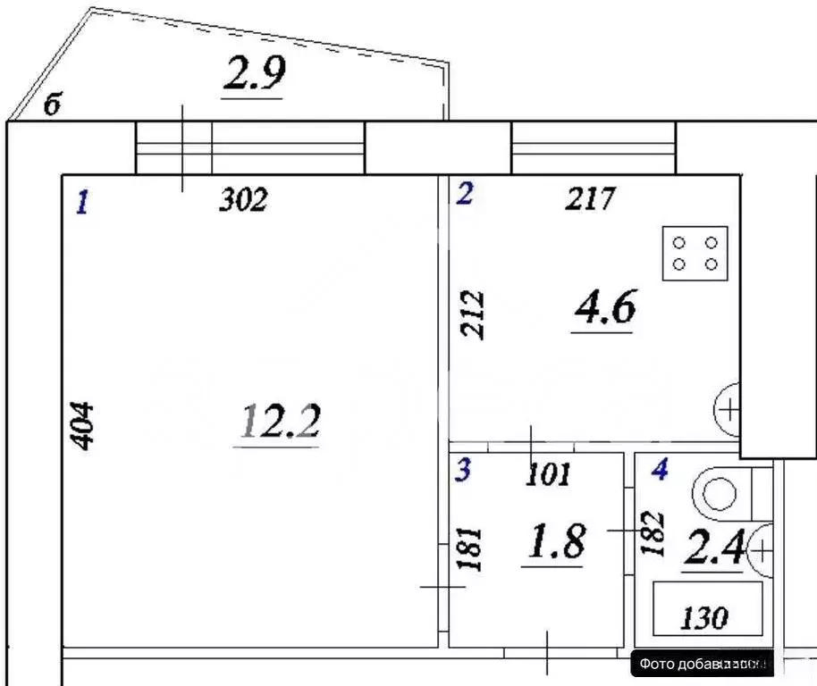 1-комнатная квартира: Самара, Московское шоссе, 99 (21.4 м) - Фото 1