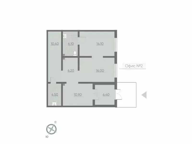 Офис (71.5 м) - Фото 1