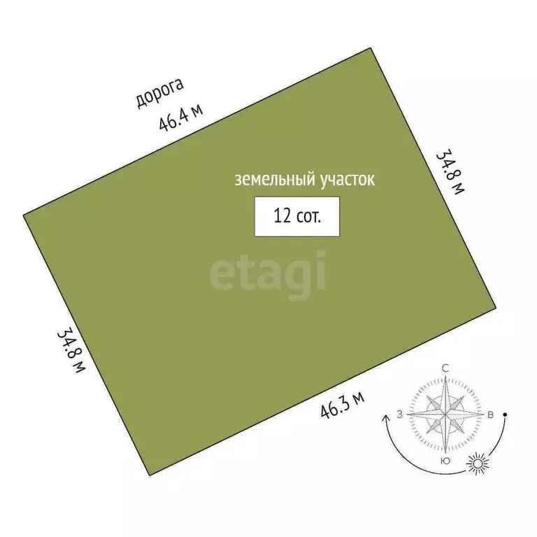 Участок в Тюменская область, Ялуторовский муниципальный округ, село ... - Фото 1