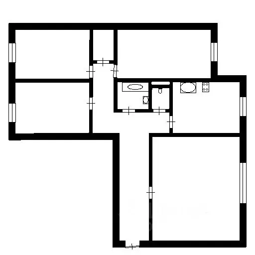 4-к кв. Иркутская область, Братск ул. Гагарина, 27 (77.0 м) - Фото 2