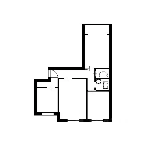 3-к кв. Новосибирская область, Искитим Индустриальный мкр, 56 (64.6 м) - Фото 2