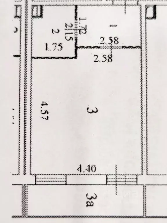 Студия Москва пос. Коммунарка, ул. Фитаревская, 6 (34.4 м) - Фото 2