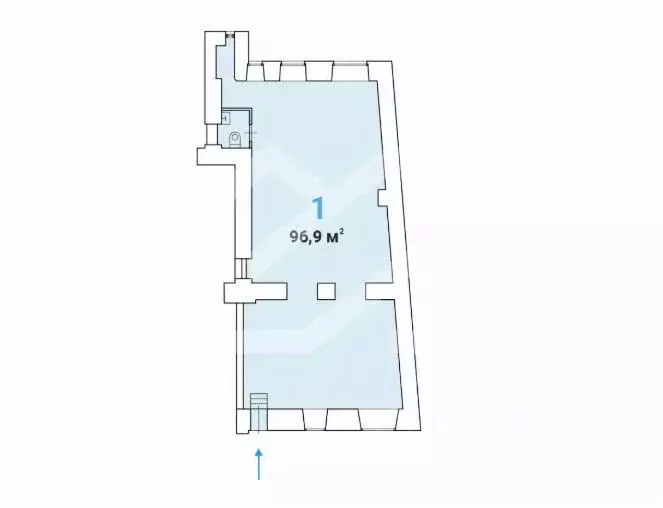 Помещение свободного назначения в Москва Малая Бронная ул., 4 (97 м) - Фото 2