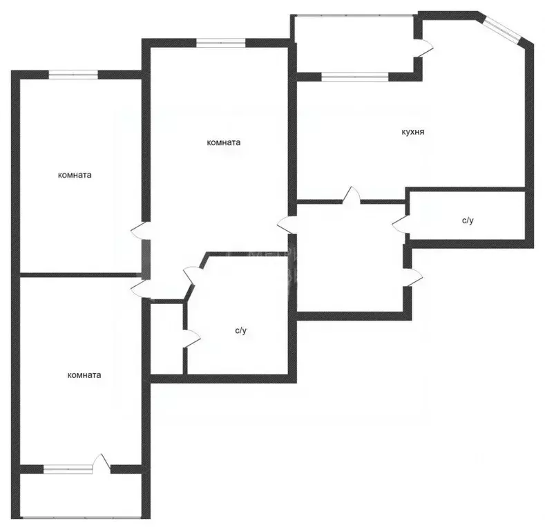 3-к кв. Тюменская область, Тюмень ул. Герцена, 45 (129.0 м) - Фото 1