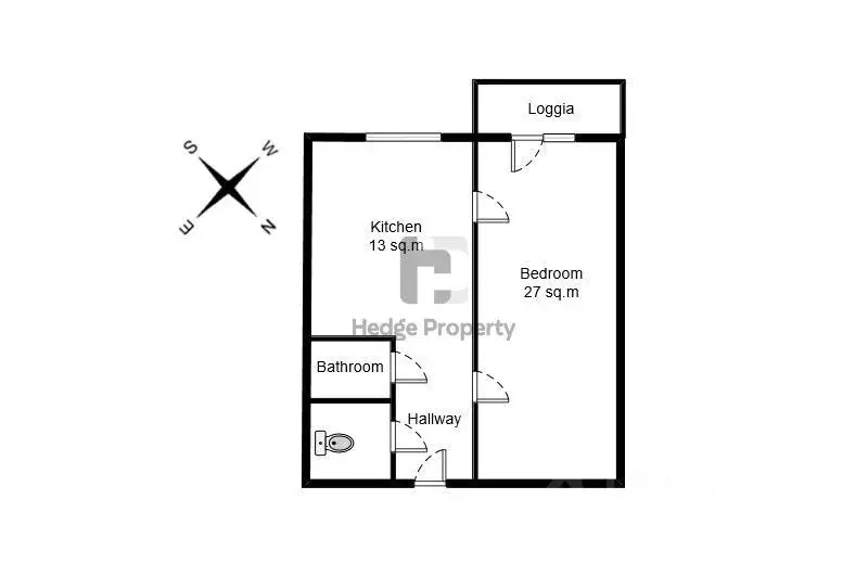 1-к кв. Москва Мичуринский просп., 34 (50.0 м) - Фото 2