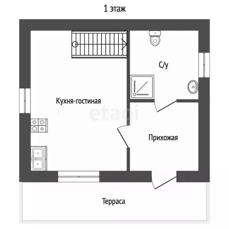 Дом в Московская область, Коломна городской округ, с. Чанки 6 (48 м) - Фото 2