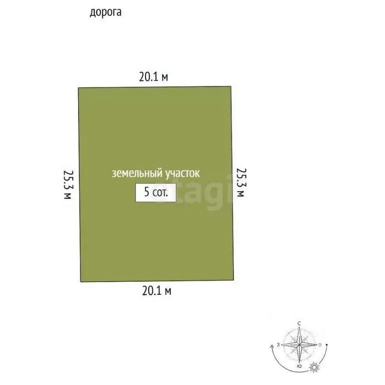 Участок в Крым, Белогорск пер. 4-й Наврез, 2 (5.0 сот.) - Фото 1