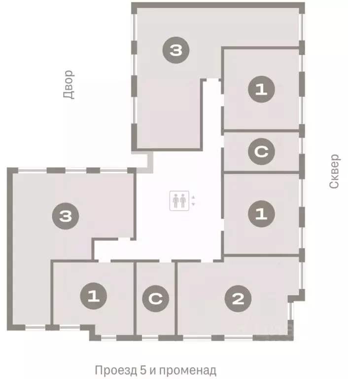 1-к кв. Свердловская область, Екатеринбург Академический мкр, 19-й ... - Фото 2