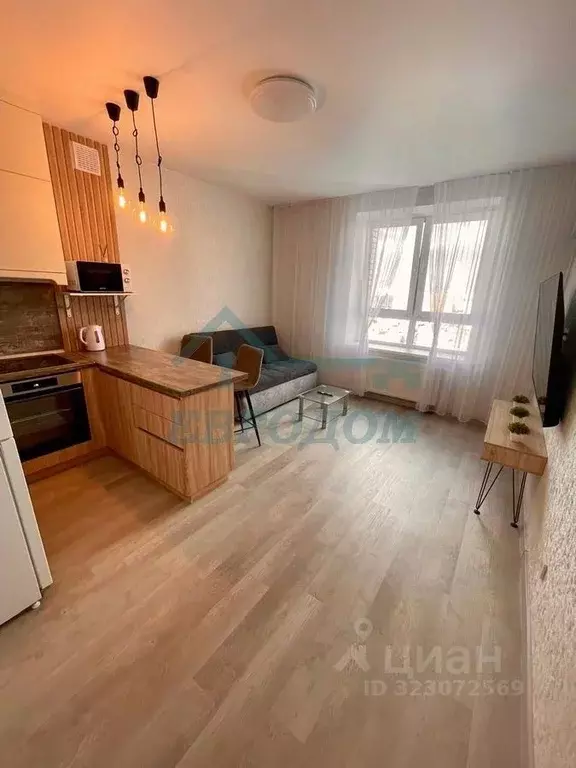 Студия Новосибирская область, Новосибирск Закаменский мкр, 22 (40.0 м) - Фото 1