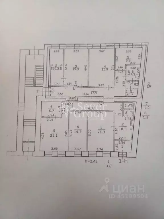 Офис в Санкт-Петербург ул. Подковырова, 14 (174 м) - Фото 2