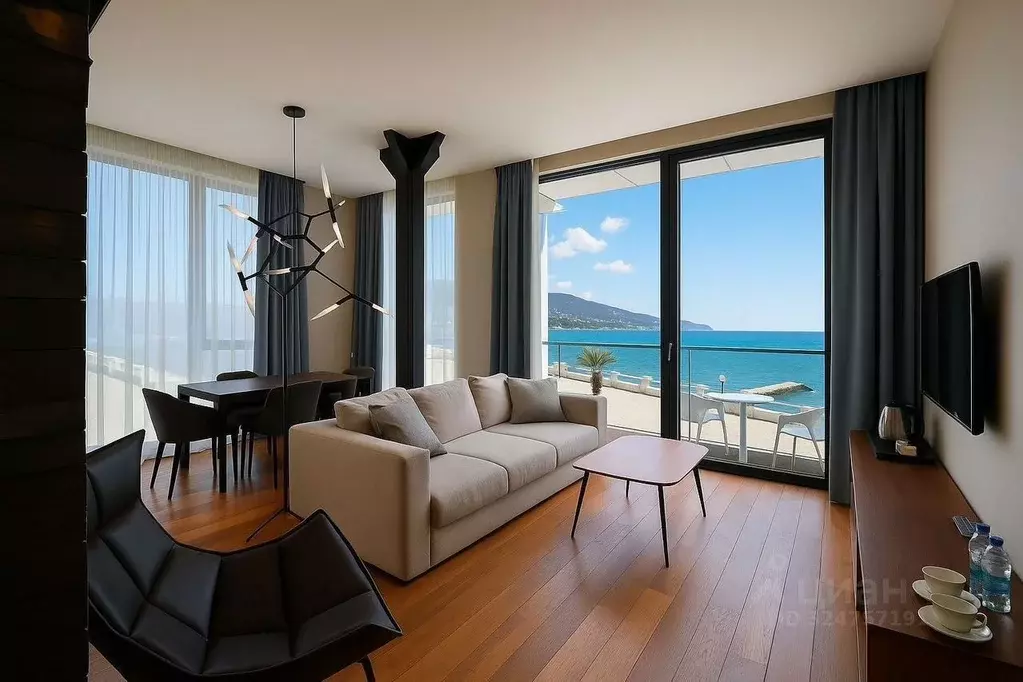 Студия Крым, Ялта проезд Парковый, 8Д (40.0 м) - Фото 1