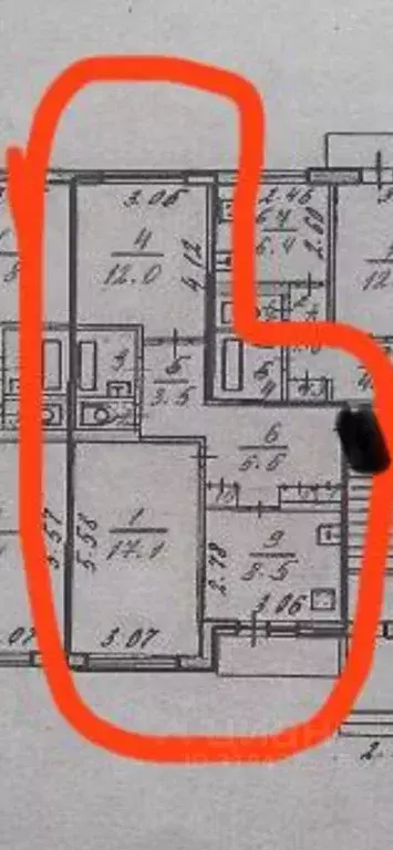 2-к кв. Псковская область, Псков Народная ул., 24 (52.7 м) - Фото 0