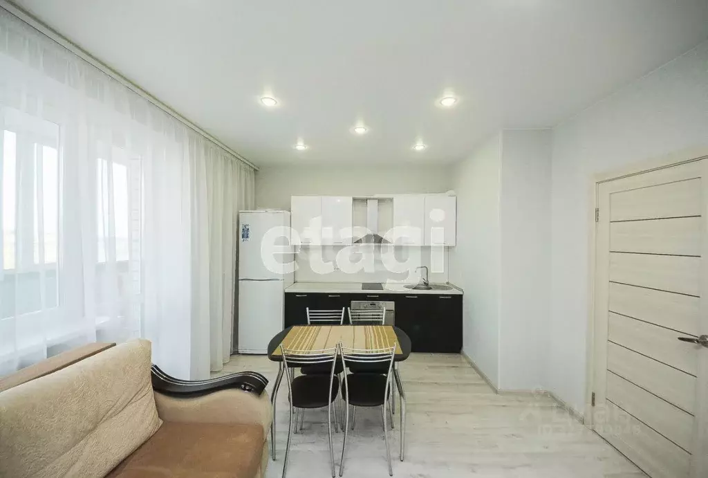 Студия Тюменская область, Тюмень ул. Дмитрия Менделеева, 2 (29.5 м) - Фото 2