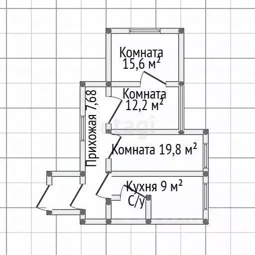 Дом в Адыгея, Майкоп Комсомольская ул. (75 м) - Фото 1