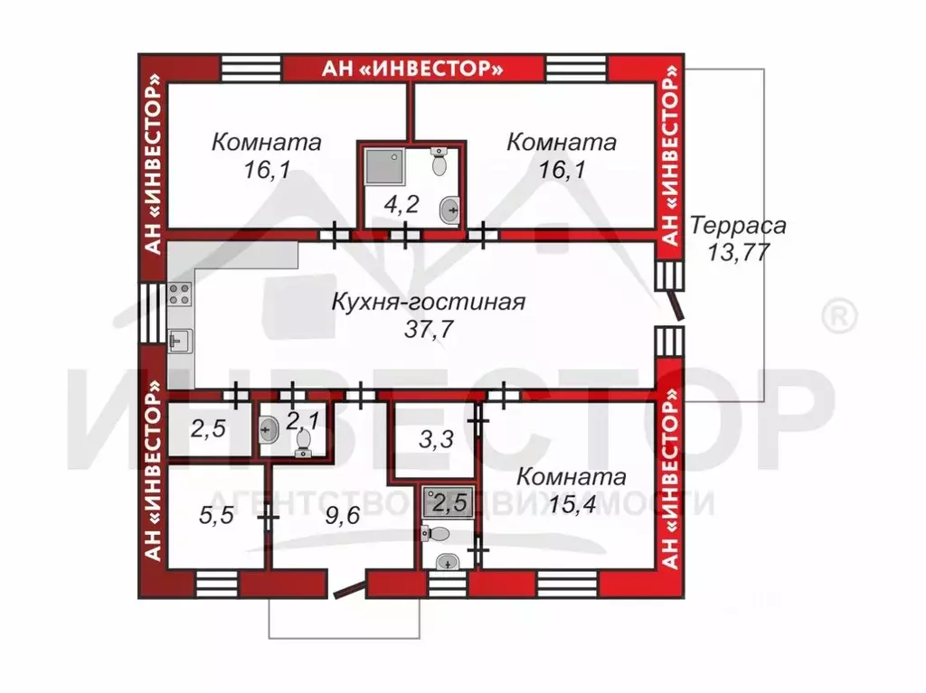 Дом в Челябинская область, Сосновский муниципальный округ, пос. ... - Фото 2