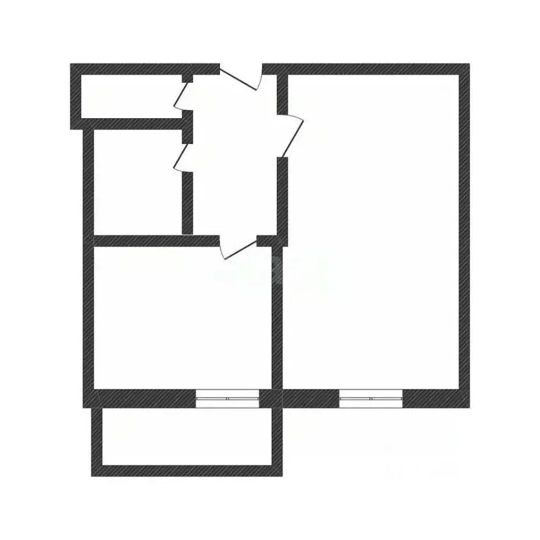 1-к кв. Белгородская область, Белгород Садовая ул., 30 (35.1 м) - Фото 1