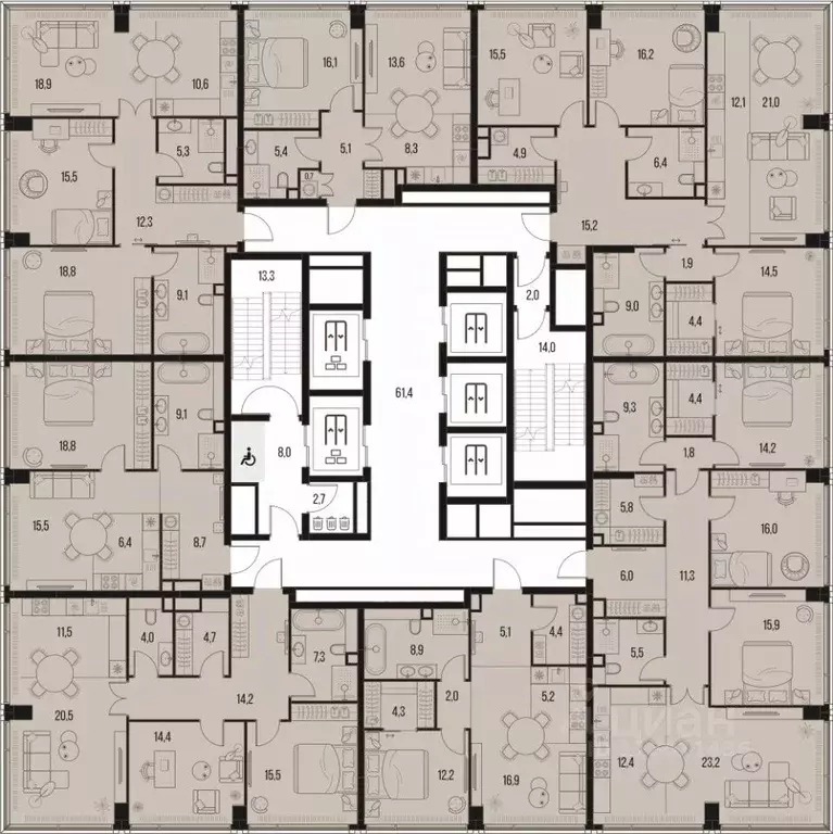 2-к кв. Москва Летниковская ул., 11к1 (49.2 м) - Фото 1