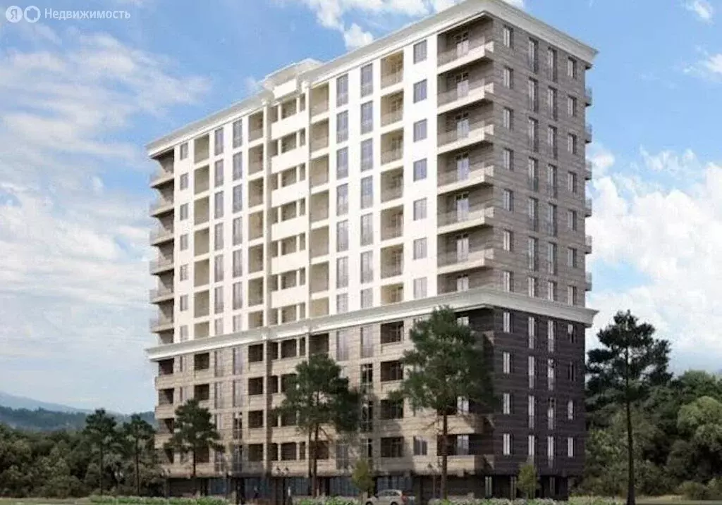 Квартира-студия: Сочи, микрорайон Мамайка, Волжская улица, 34 (20 м) - Фото 1