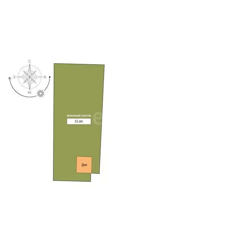 Дом в посёлок Новки, Краснооктябрьская улица (55 м) - Фото 2