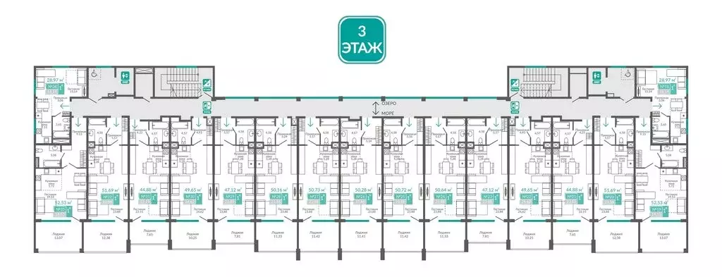 Квартира-студия: Евпатория, Симферопольская улица, 2Х (28.97 м) - Фото 2