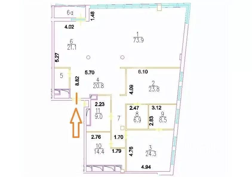 4-к кв. Москва ул. Остоженка, 11 (220.0 м) - Фото 1