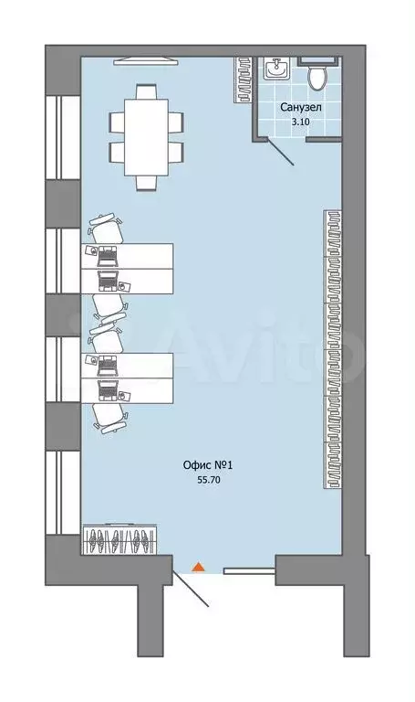 Продам помещение свободного назначения, 59 м - Фото 0