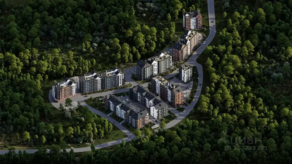 1-к кв. Калининградская область, Светлогорск Лесная Сказка жилой ... - Фото 1