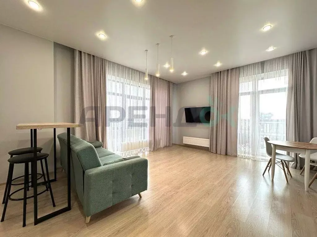 2-к кв. Татарстан, Казань ул. Абубекира Терегулова, 14 (50.0 м) - Фото 1