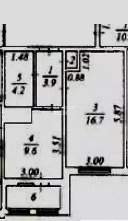 1-к кв. Ямало-Ненецкий АО, Ноябрьск Советская ул., 104 (34.9 м) - Фото 2