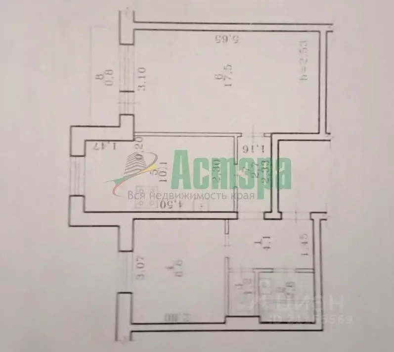 2-к кв. Забайкальский край, Чита Северный мкр, 36 (46.8 м) - Фото 1
