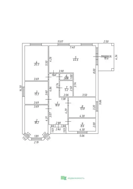 Дом в Михайловск, улица Бориса Стругацкого (160 м) - Фото 1